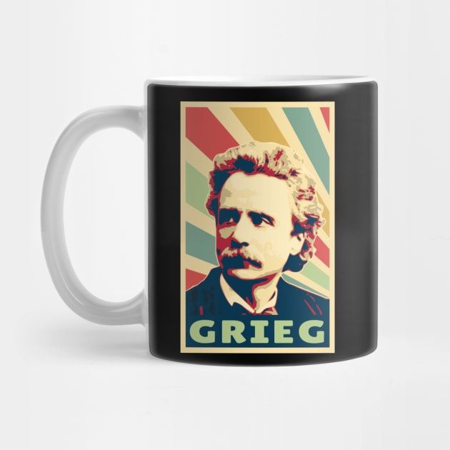 Edvard Grieg Vintage Colors by Nerd_art